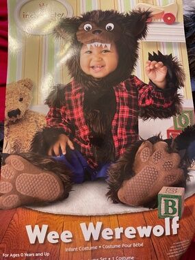 EUC In Character Toddler Werewolf Halloween Costume Size Medium (12-18 Months)